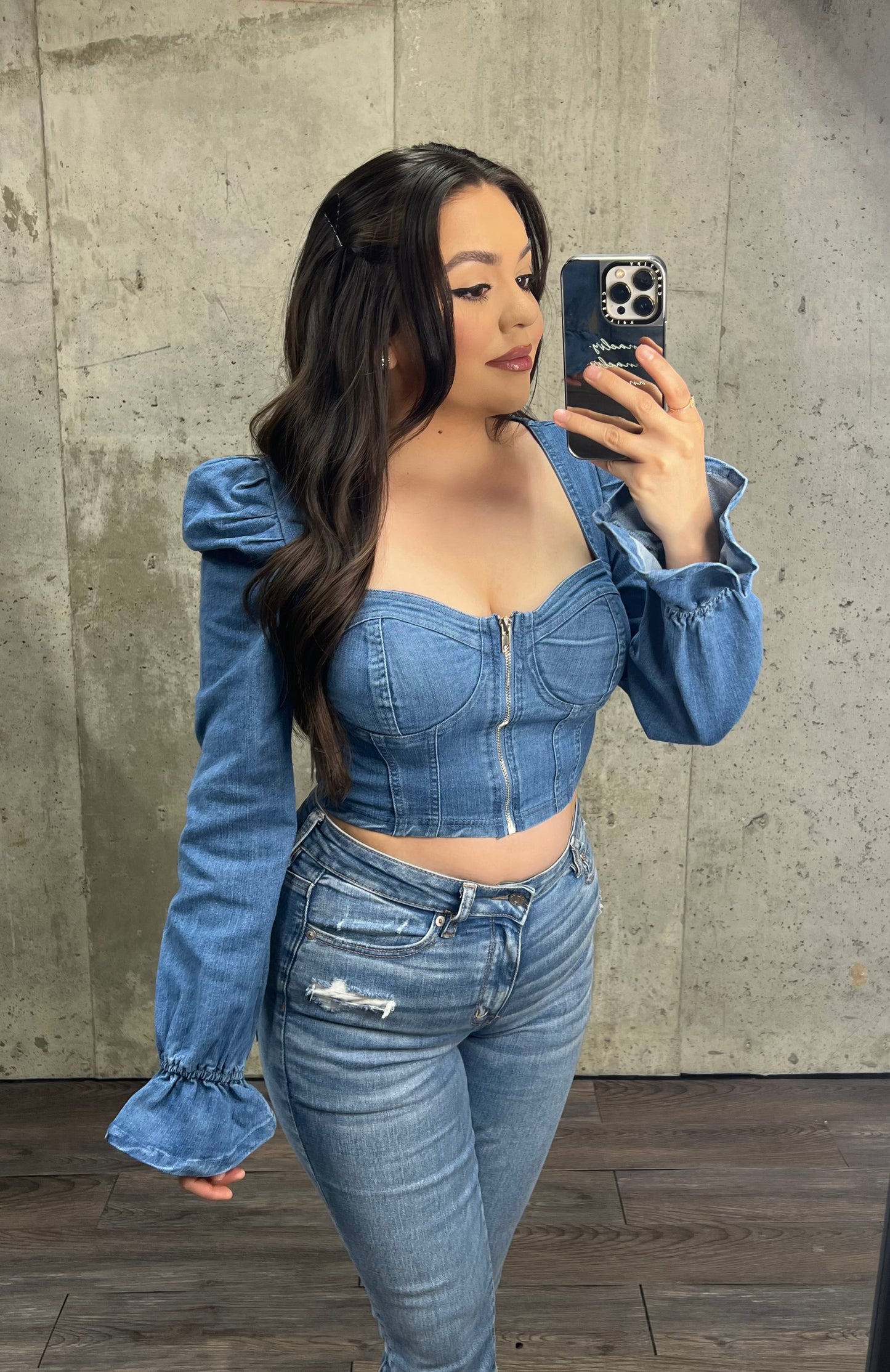 Sweet Denim Top