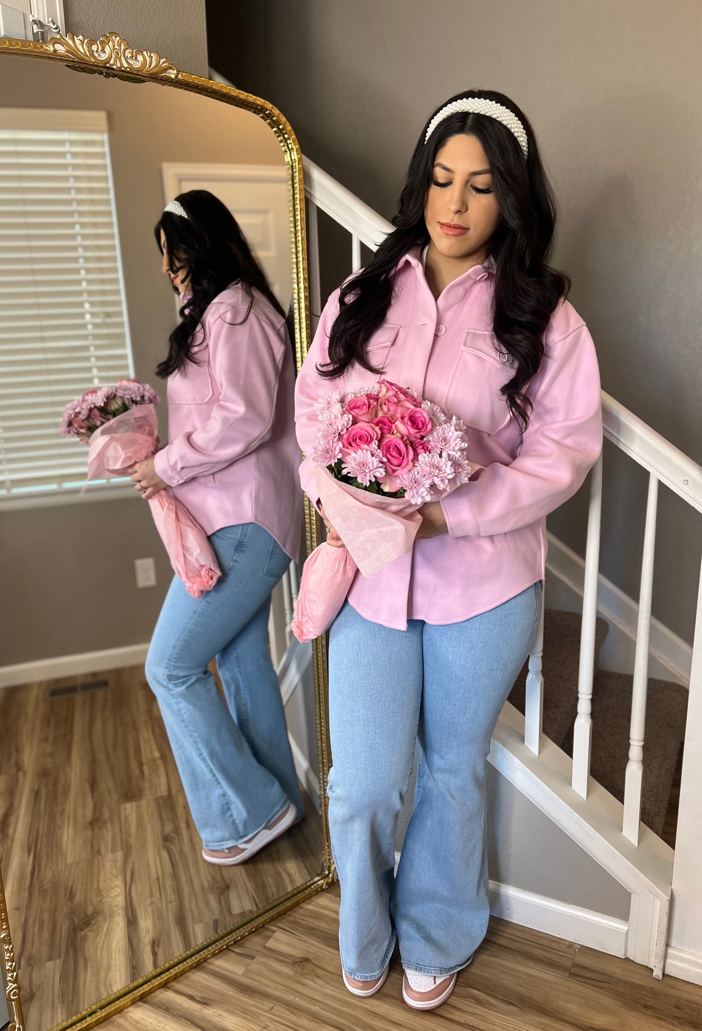 Pretty In Pink Shacket